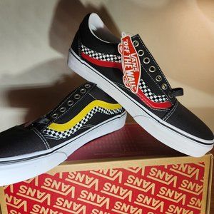 NWT VANS Old Skool (Wave) Raven/ Multi Sneaker Men (8.0)/ Women (9.5)